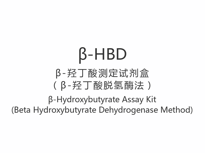【β-HBD】Bộ xét nghiệm β-Hydroxybutyrate (Phương pháp Beta Hydroxybutyrate Dehydrogenase)