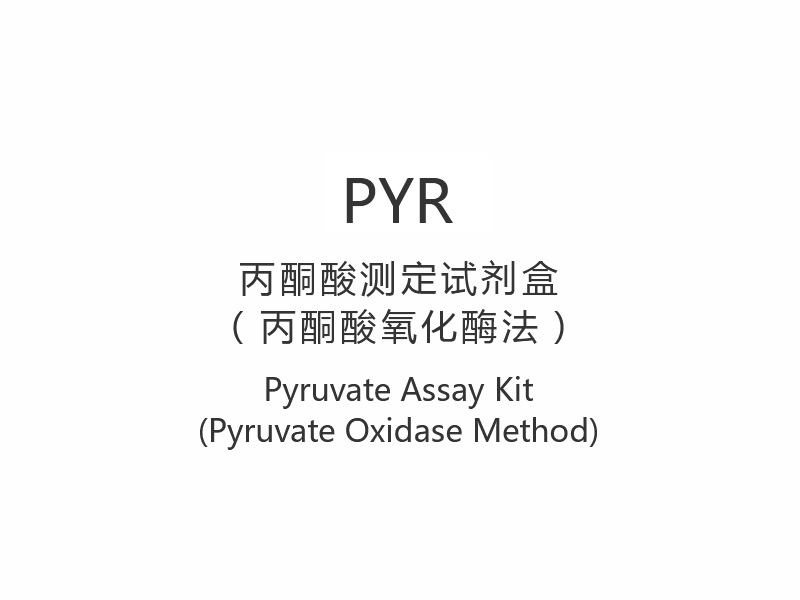 [PYR]Bộ xét nghiệm Pyruvate (Phương pháp Pyruvate Oxidase)